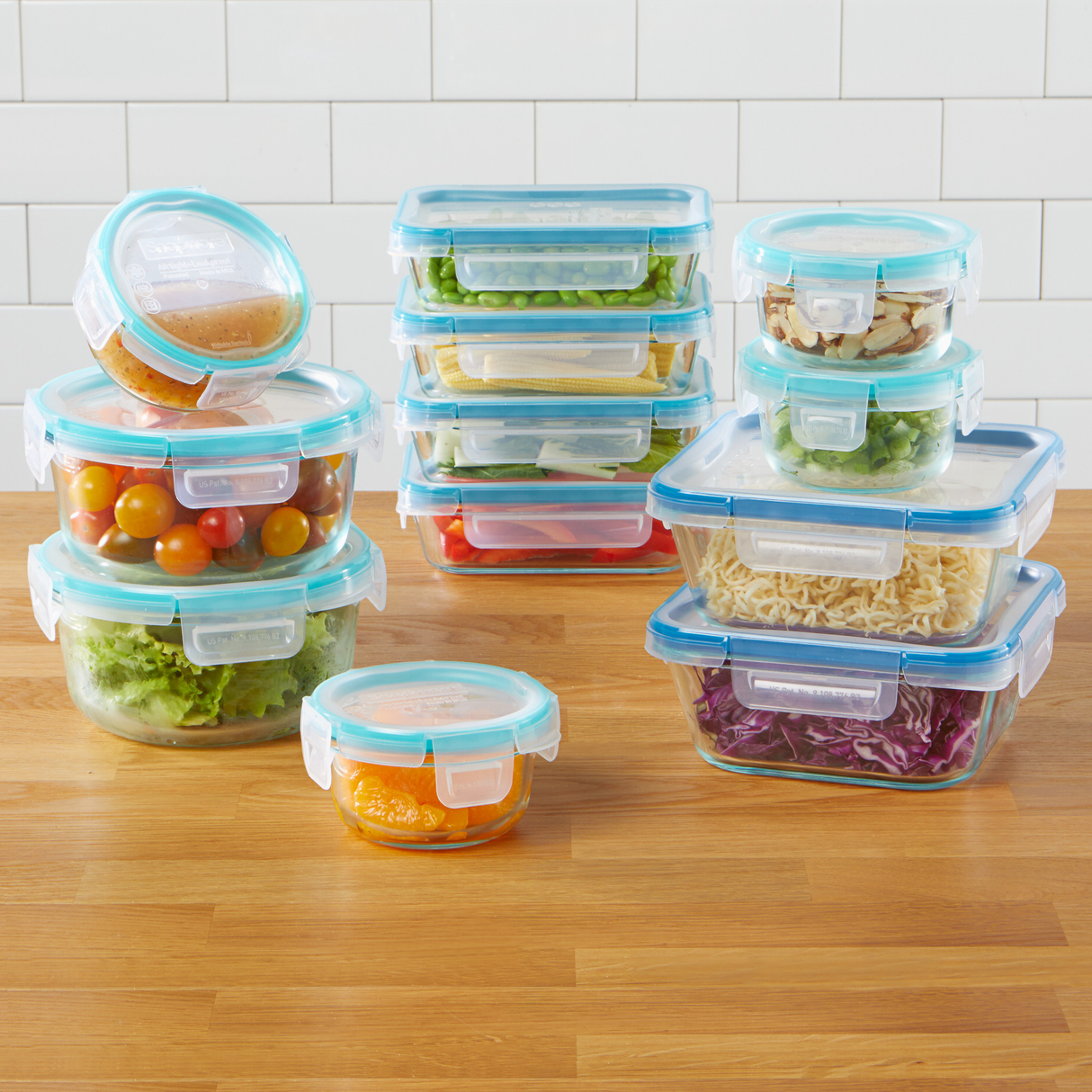  Total Solution Pyrex Glass Food Storage 24-pc Set