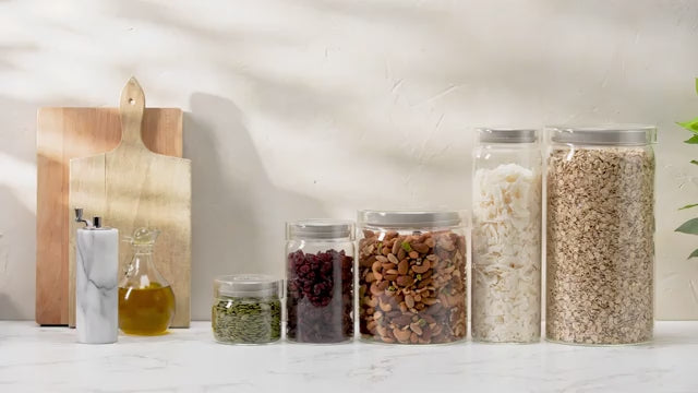 Pyrex® 3-Piece Lightweight Glass Canister Set
