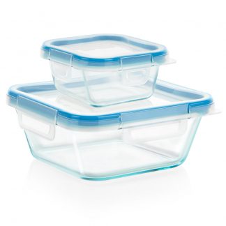 Snapware® Total Solution® Pyrex® Glass 4-piece Square Food Storage Value Pack