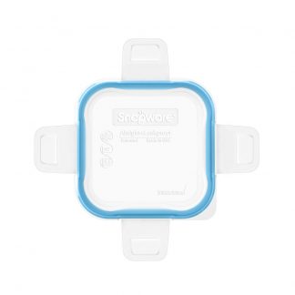 Snapware® Total Solution® Small Square Plastic Lid with Light Blue Seal
